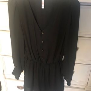 Long sleeve romper